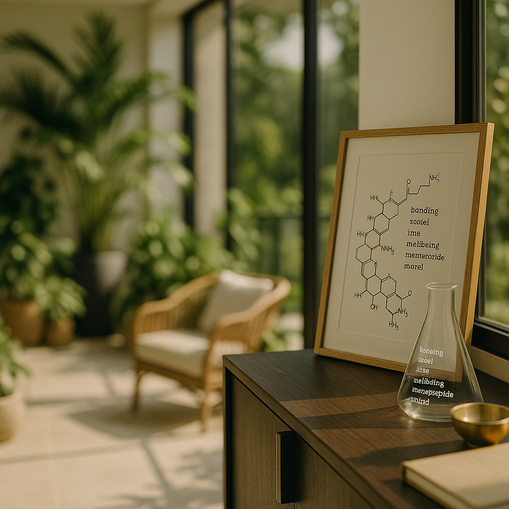 Cinematic ultra‑high‑resolution photograph: inside an upscale contemporary home—randomly choos