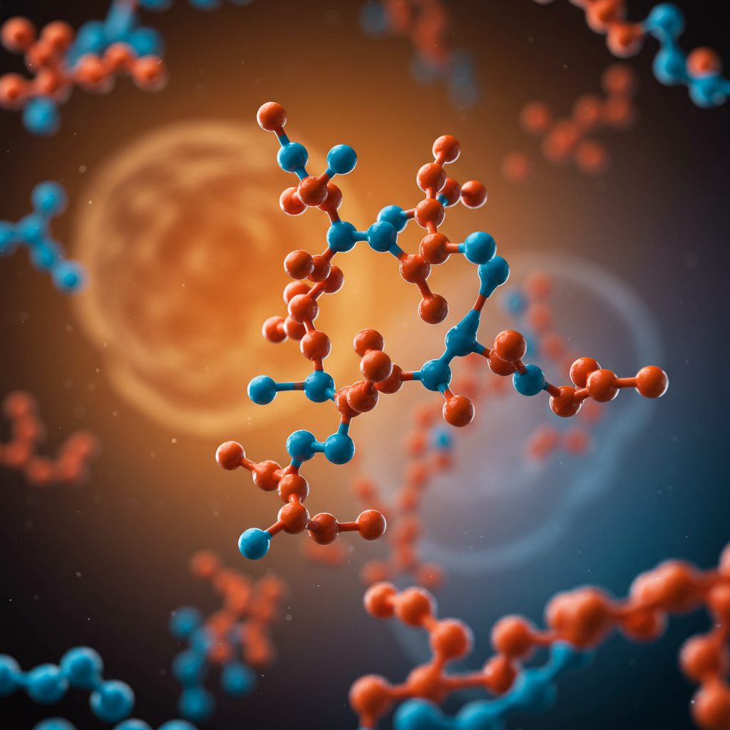 Generate a high-quality, relevant image prompt for an article about: Peptide Breakthroughs: 2025’s