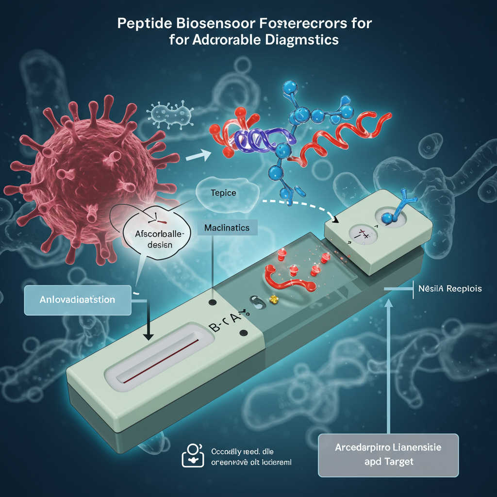 Generate a high-quality, relevant image prompt for an article about: Peptide Biosensors: Must-Have A