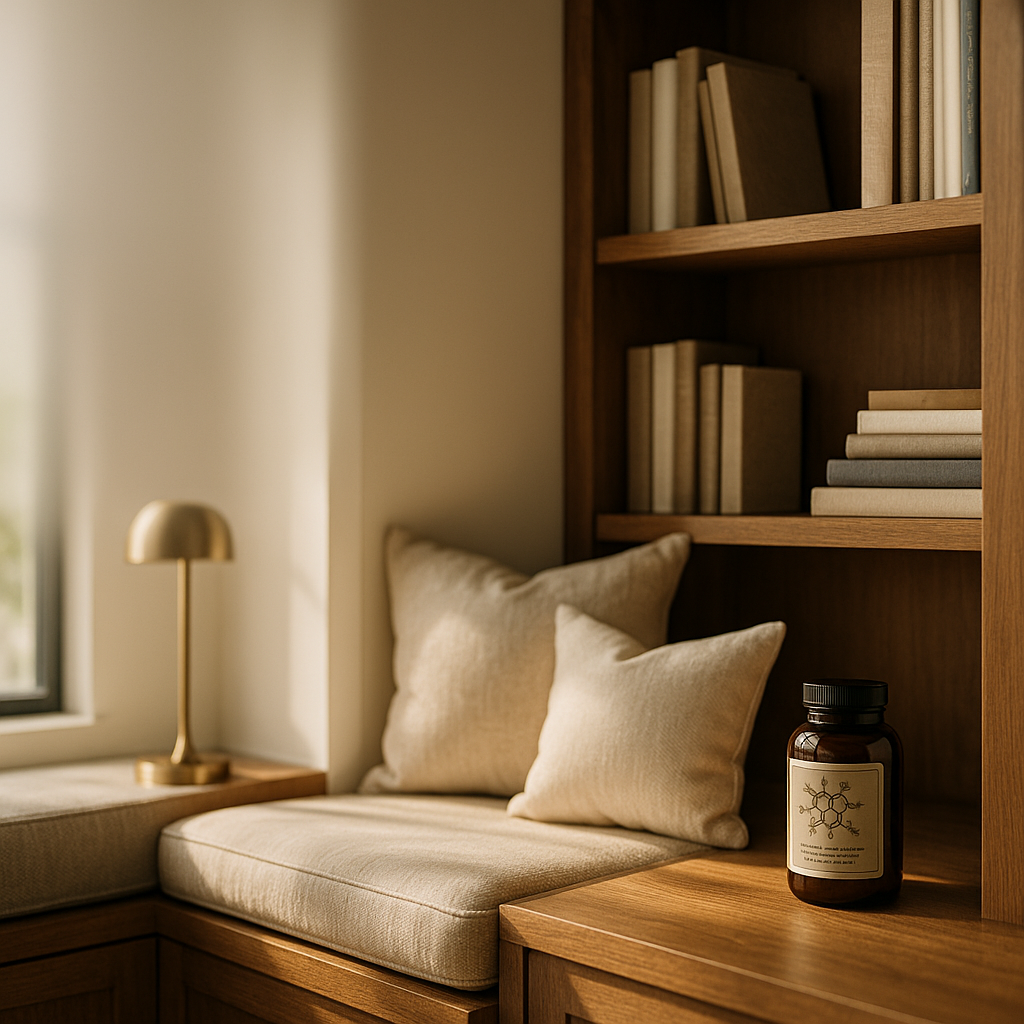 Cinematic ultra‑high‑resolution photograph: inside an upscale contemporary home—randomly choos